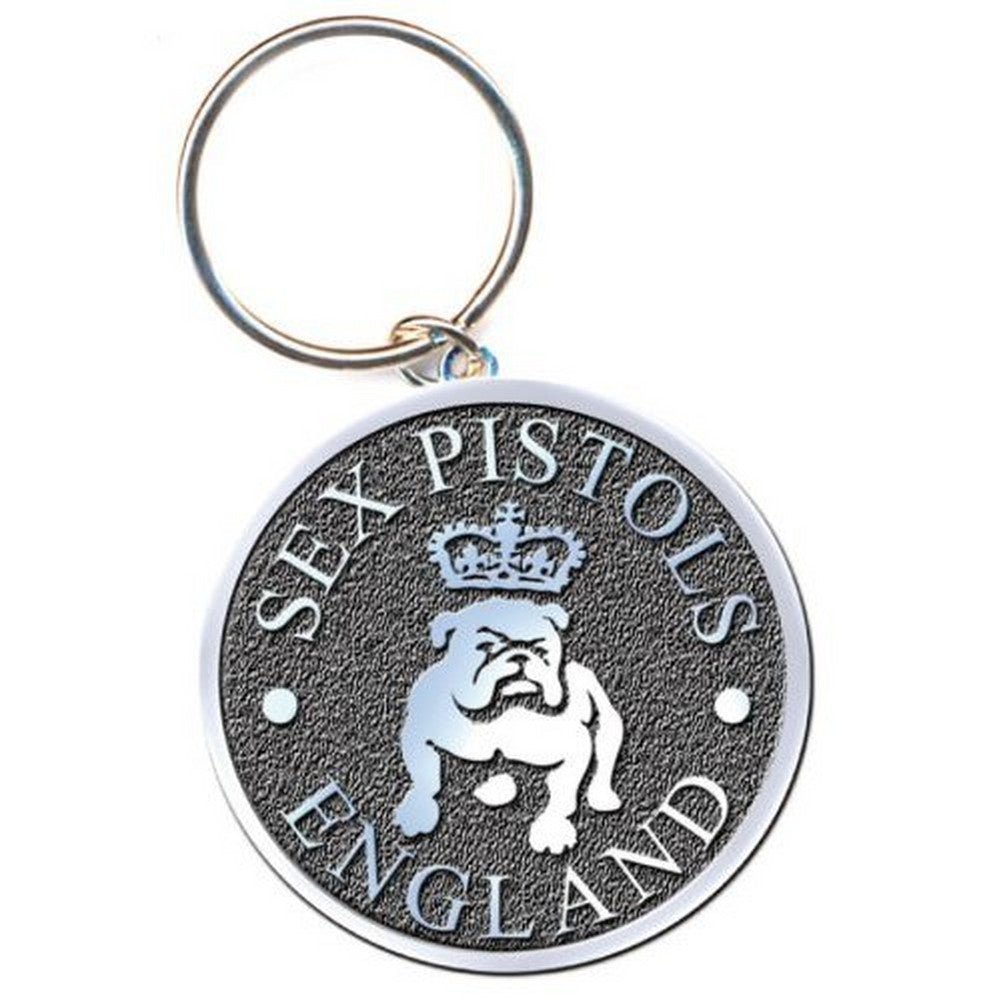 SEX PISTOLS セックスピストルズ - Bull Dog / メタル・キーチェイン / キーホルダー - PGS